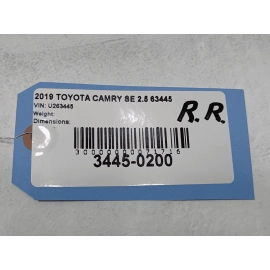 2018 - 2024 TOYOTA CAMRY REAR PASSENGER SIDE DOOR CORNER FIXED WINDOW GLASS OEM