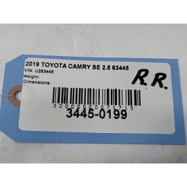 TOYOTA CAMRY REAR PASSENGER SIDE DOOR BODY INNER WEATHERSTRIP SEAL 2018-2024 OEM