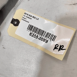 KIA RIO LX 2018-2023 REAR PASSENGER SIDE UPPER QUARTER COVER TRIM PANEL OEM