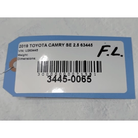 TOYOTA CAMRY 2018-2020 DRIVER SIDE DOOR REAR VIEW MIRROR W/O BLIND SPOT OEM 8T7