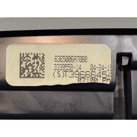 2018-2020 TOYOTA CAMRY ROOF OVERHEAD CONSOLE DOME LIGHT LAMP SWITCH GRAY OEM