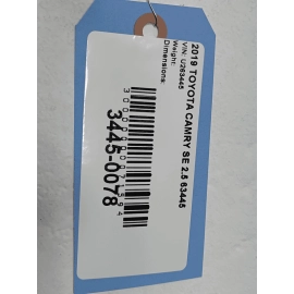 2018-2020 TOYOTA CAMRY ROOF OVERHEAD CONSOLE DOME LIGHT LAMP SWITCH GRAY OEM