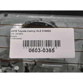 2018-2024 TOYOTA CAMRY REAR QUARTER DRIVER SIDE CLIP BODY PANEL * 1J9 *OEM