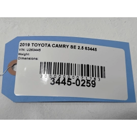 2018-2024 TOYOTA CAMRY TAILGATE TRUNK DECK LID SHELL PANEL BLUE 8T7 OEM