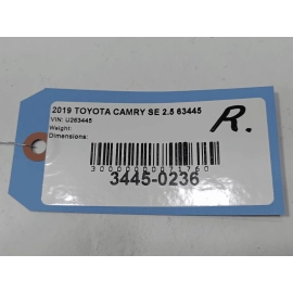 2018-2024 TOYOTA CAMRY REAR BUMPER REINFORCEMENT IMPACT BAR BEAM OEM