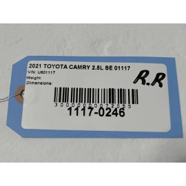 TOYOTA CAMRY REAR OR FRONT PASSENGER SIDE DOOR INTERIOR INNER HANDLE 18-2024 OEM