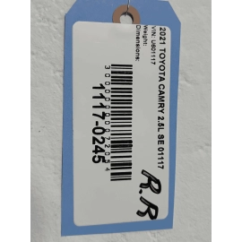 2021-2024 TOYOTA CAMRY LE SE FRONT OR REAR PASSENGER SIDE DOOR WINDOW SWITCH OEM