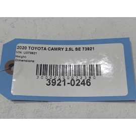 2018-24 Toyota Camry Front Right Passenger Side Door Shell Panel OEM Black *218*