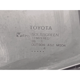 TOYOTA CAMRY REAR LEFT DRIVER SIDE DOOR CORNER FIXED WINDOW GLASS 2018-2024 OEM