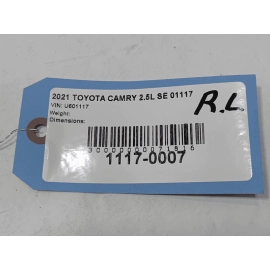 TOYOTA CAMRY REAR LEFT DRIVER SIDE DOOR MOVABLE WINDOW GLASS 2018 - 2024 OEM