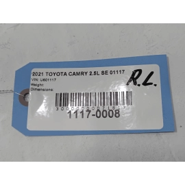 TOYOTA CAMRY 2018-2024 REAR LEFT DRIVER SIDE EXTERIOR DOOR HANDLE OEM = 1J9 =