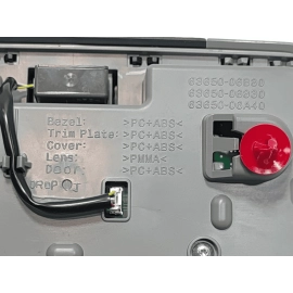 2021-2024 TOYOTA CAMRY ROOF OVERHEAD CONSOLE DOME LIGHT LAMP SWITCH GRAY OEM