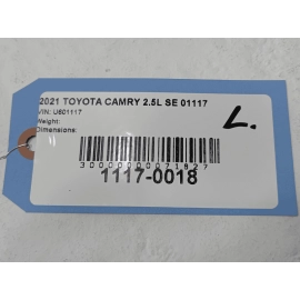 TOYOTA CAMRY 2018-2024 FRONT LEFT DRIVER SIDE SUN VISOR SUNVISOR GRAY OEM