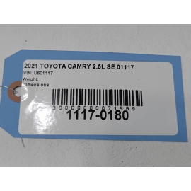 2020-2024 TOYOTA CAMRY INTERIOR FLOOR CARPET COVER MAT SET OF 4PCS OEM