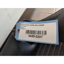 2019 TOYOTA CAMRY REAR SEAT LOWER BOTTOM CUSHION PAD SOFTEX BLACK OEM