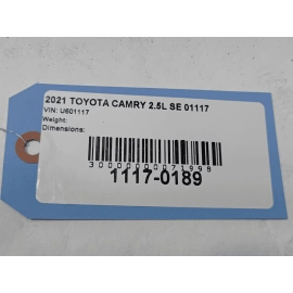 TOYOTA CAMRY FWD FRONT SUBFRAME CROSSMEMBER CRADLE UNDERCARRIAGE 2018-2025 OEM