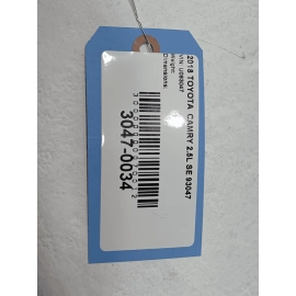 2018-2024 TOYOTA CAMRY GAS PEDAL ACCELERATOR PAD OEM