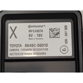 2018-2020 TOYOTA CAMRY Front Warning Assist Lane Departure System Camera OEM