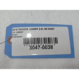 2018-2020 TOYOTA CAMRY Front Warning Assist Lane Departure System Camera OEM