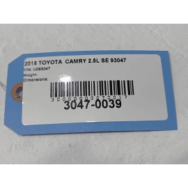 Toyota Camry 2018-2020 Dashboard Passenger Status Indicator OEM