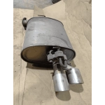 2018-2024 TOYOTA CAMRY SE 2.5L FWD EXHAUST SYSTEM REAR MUFFLER DUAL TIP OEM