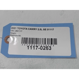 2018-2024 TOYOTA CAMRY REAR LEFT DRIVER SIDE DOOR SHELL PANEL *1J9* SILVER OEM