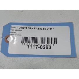 2018-2024 TOYOTA CAMRY REAR LEFT DRIVER SIDE DOOR SHELL PANEL *1J9* SILVER OEM