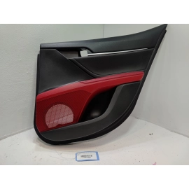 18 TOYOTA CAMRY REAR PASSENGER SIDE INTERIOR DOOR PANEL TRIM COVER RED *LB30*OEM