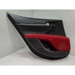 2018 TOYOTA CAMRY REAR DRIVER SIDE INTERIOR DOOR PANEL TRIM COVER RED *LB30* OEM
