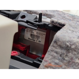 2018 TOYOTA CAMRY FRONT LEFT DRIVER SIDE DOOR TRIM PANEL RED OEM