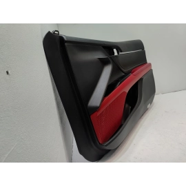2018 TOYOTA CAMRY FRONT RIGHT PASSENGER SIDE DOOR TRIM PANEL RED OEM