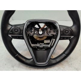 2018-2024 TOYOTA CAMRY STEERING WHEEL WITH PADDLE SHIFTER SWITCH LEATHER OEM