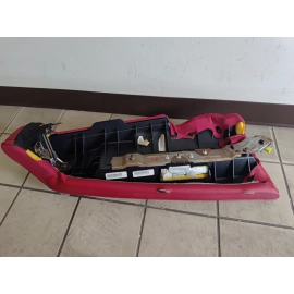 2018 TOYOTA CAMRY XSE REAR LEFT DRIVER SIDE SEAT CUSHION BOLSTER COVER RED OEM