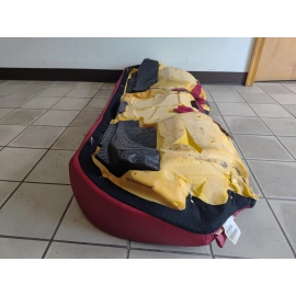 2018 TOYOTA CAMRY XSE REAR SEAT LOWER BOTTOM CUSHION PAD RED LEATHER LB30 OEM