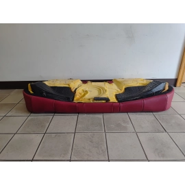 2018 TOYOTA CAMRY XSE REAR SEAT LOWER BOTTOM CUSHION PAD RED LEATHER LB30 OEM