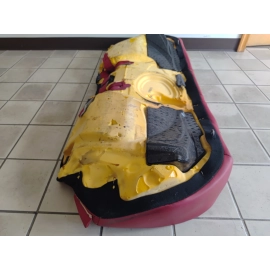 2018 TOYOTA CAMRY XSE REAR SEAT LOWER BOTTOM CUSHION PAD RED LEATHER LB30 OEM