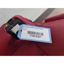 2018 TOYOTA CAMRY XSE REAR SEAT LOWER BOTTOM CUSHION PAD RED LEATHER LB30 OEM