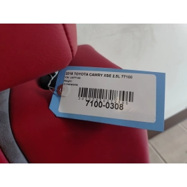 2018 TOYOTA CAMRY XSE REAR SEAT LEFT DRIVER SIDE UPPER CUSHION PAD RED  OEM