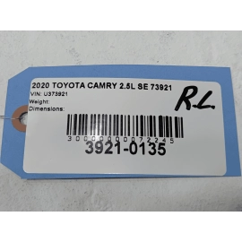 TOYOTA CAMRY REAR DRIVER SIDE DOOR BODY WEATHERSTRIP INNER SEAL 2018-2024 OEM