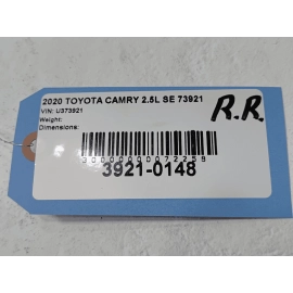 TOYOTA CAMRY REAR PASSENGER SIDE DOOR MOVABLE WINDOW GLASS 2018 - 2024 OEM