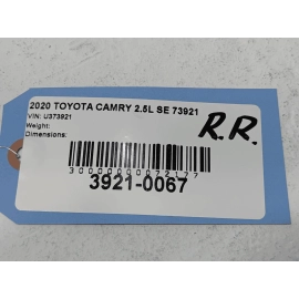 TOYOTA CAMRY PASSENGER SIDE DOOR SILL SCUFF PLATE TRIM COVER BLACK 2018-2024 OEM