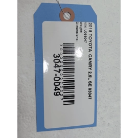 TOYOTA CAMRY 2018-2020 FUEL DOOR LID RELEASE OPEN OPENER CONTROL SWITCH OEM