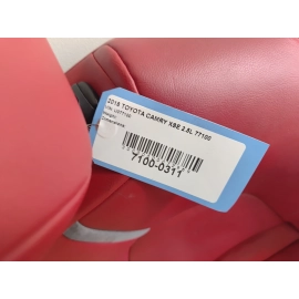 2018 TOYOTA CAMRY XSE FRONT RIGHT PASSENGER SIDE SEAT ASSEMBLY LEATHER RED OEM