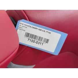 2018 TOYOTA CAMRY XSE FRONT RIGHT PASSENGER SIDE SEAT ASSEMBLY LEATHER RED OEM
