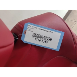 2018 TOYOTA CAMRY XSE FRONT LEFT DRIVER SIDE SEAT ASSEMBLY LEATHER RED OEM