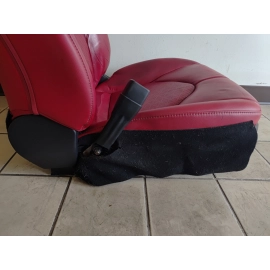 2018 TOYOTA CAMRY XSE FRONT LEFT DRIVER SIDE SEAT ASSEMBLY LEATHER RED OEM