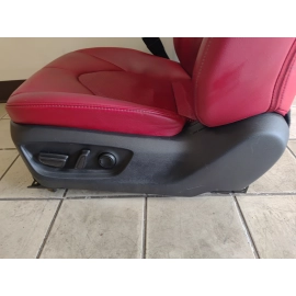 2018 TOYOTA CAMRY XSE FRONT LEFT DRIVER SIDE SEAT ASSEMBLY LEATHER RED OEM