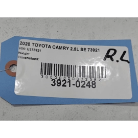 2018-2024 TOYOTA CAMRY REAR LEFT DRIVER SIDE FENDER LINER SPLASH SHIELD OEM
