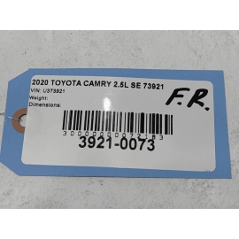 Toyota Camry Front Passenger Side Door Body Weatherstrip Inner Seal 18-2024 OEM