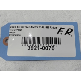 TOYOTA CAMRY FRONT PASSENGER SIDE DOOR ARMREST ARM REST PANEL TRIM OEM 2018-2024